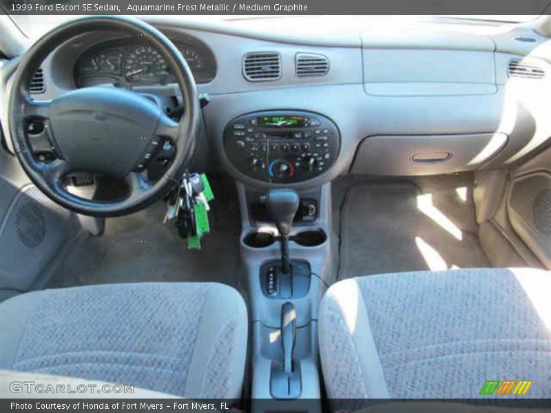 Medium Graphite Interior - 1999 Escort SE Sedan 