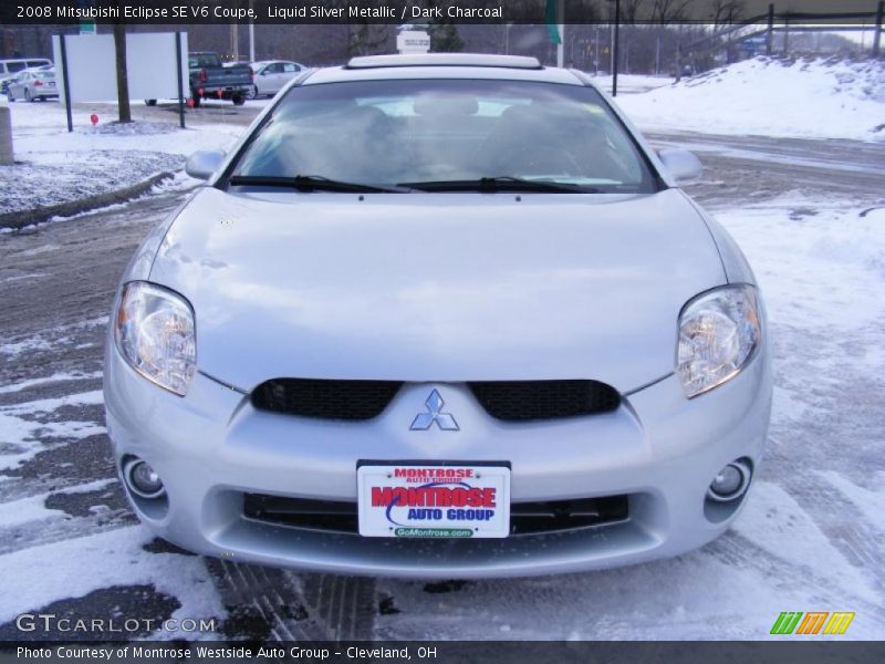 Liquid Silver Metallic / Dark Charcoal 2008 Mitsubishi Eclipse SE V6 Coupe