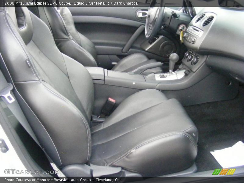 Liquid Silver Metallic / Dark Charcoal 2008 Mitsubishi Eclipse SE V6 Coupe