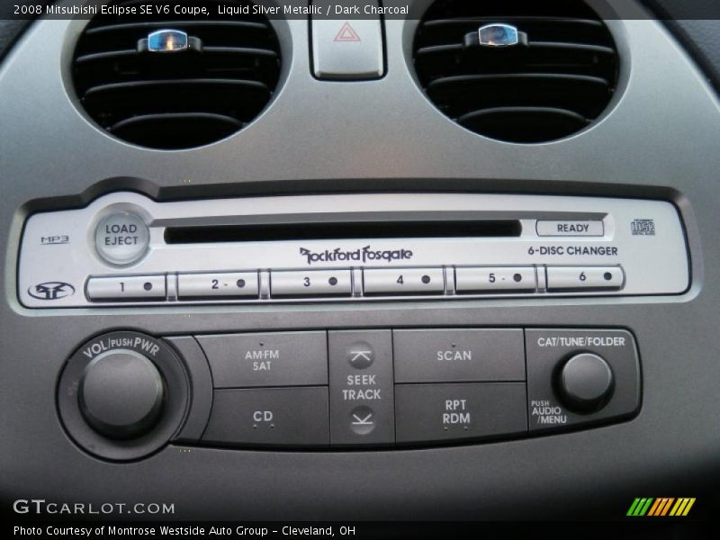 Liquid Silver Metallic / Dark Charcoal 2008 Mitsubishi Eclipse SE V6 Coupe