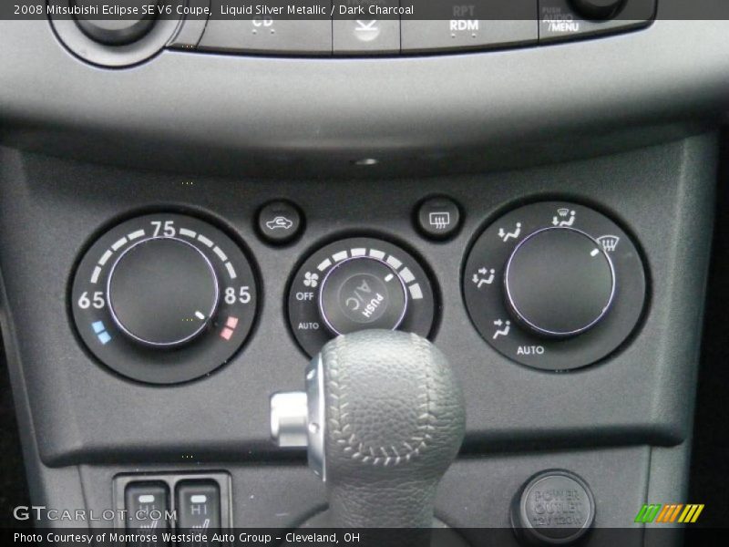 Liquid Silver Metallic / Dark Charcoal 2008 Mitsubishi Eclipse SE V6 Coupe