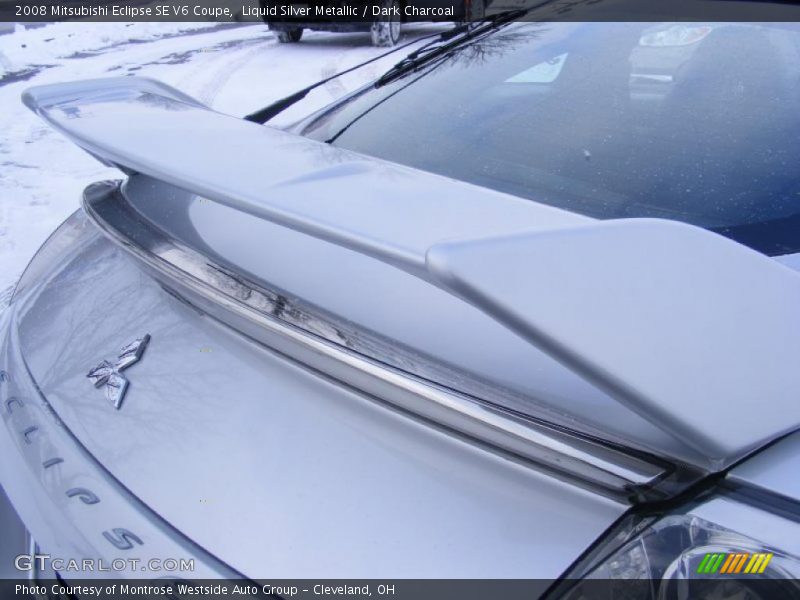 Liquid Silver Metallic / Dark Charcoal 2008 Mitsubishi Eclipse SE V6 Coupe