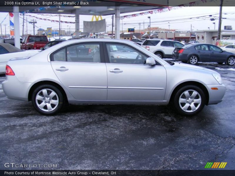 Bright Silver Metallic / Black 2008 Kia Optima LX