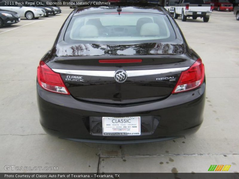 Espresso Bronze Metallic / Cashmere 2011 Buick Regal CXL