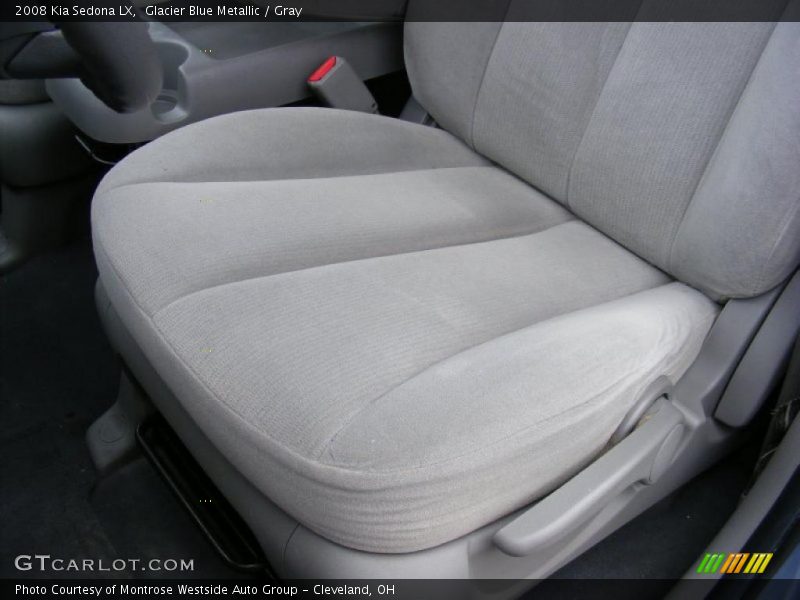 Glacier Blue Metallic / Gray 2008 Kia Sedona LX