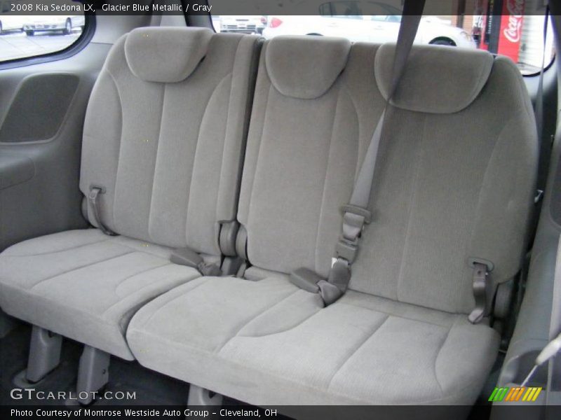 Glacier Blue Metallic / Gray 2008 Kia Sedona LX