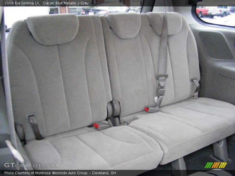 Glacier Blue Metallic / Gray 2008 Kia Sedona LX