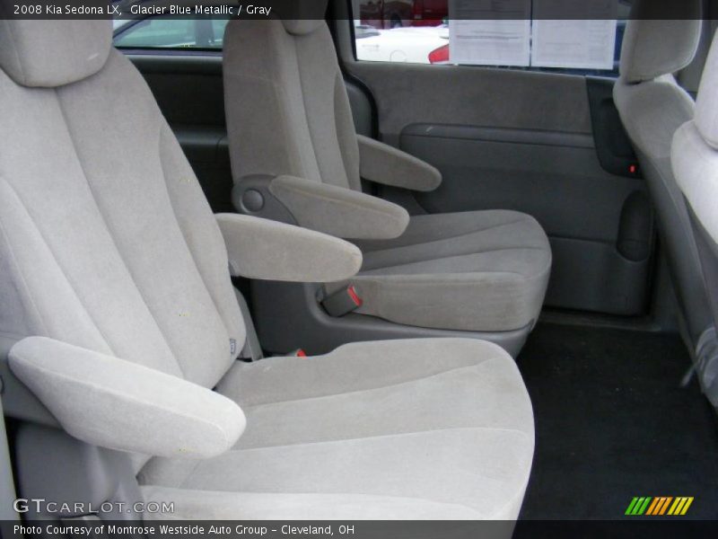 Glacier Blue Metallic / Gray 2008 Kia Sedona LX