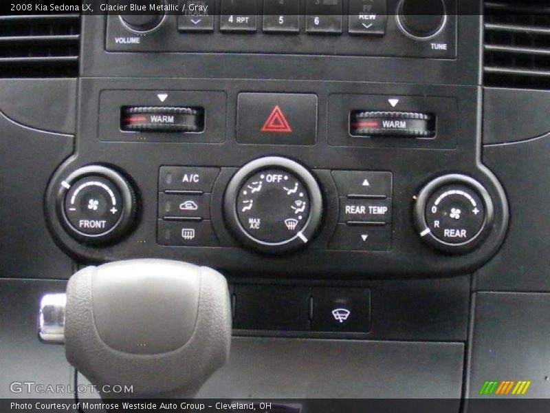 Glacier Blue Metallic / Gray 2008 Kia Sedona LX