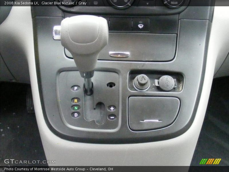 Glacier Blue Metallic / Gray 2008 Kia Sedona LX
