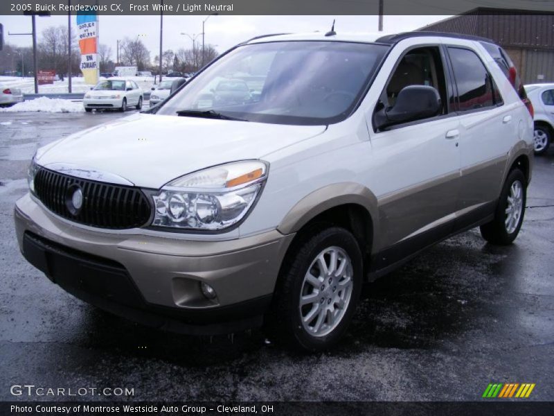 Frost White / Light Neutral 2005 Buick Rendezvous CX