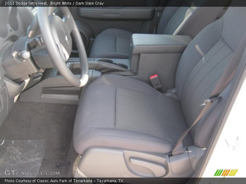 Bright White / Dark Slate Gray 2011 Dodge Nitro Heat