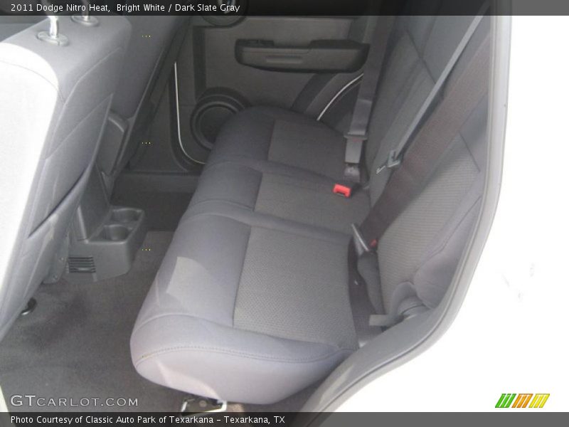 Bright White / Dark Slate Gray 2011 Dodge Nitro Heat