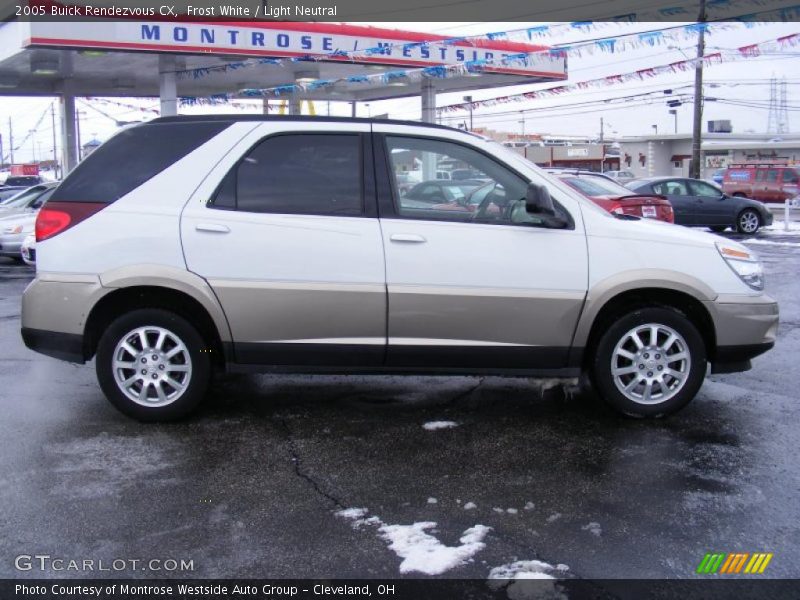 Frost White / Light Neutral 2005 Buick Rendezvous CX