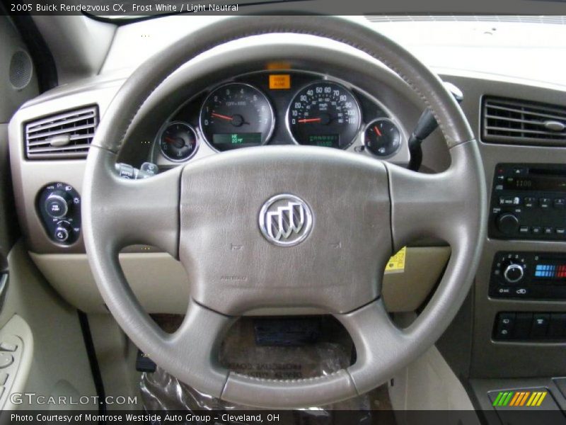 Frost White / Light Neutral 2005 Buick Rendezvous CX