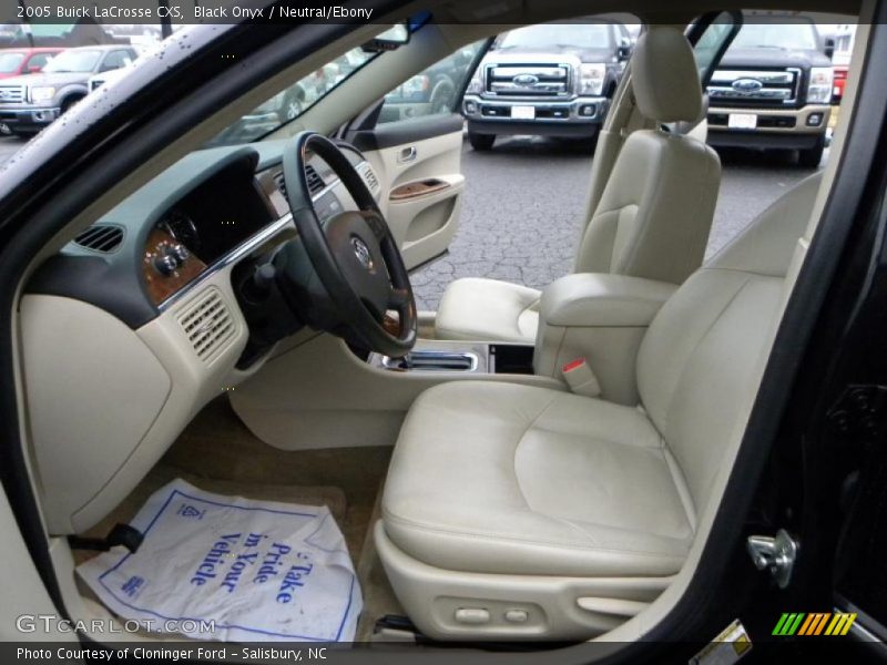 Black Onyx / Neutral/Ebony 2005 Buick LaCrosse CXS