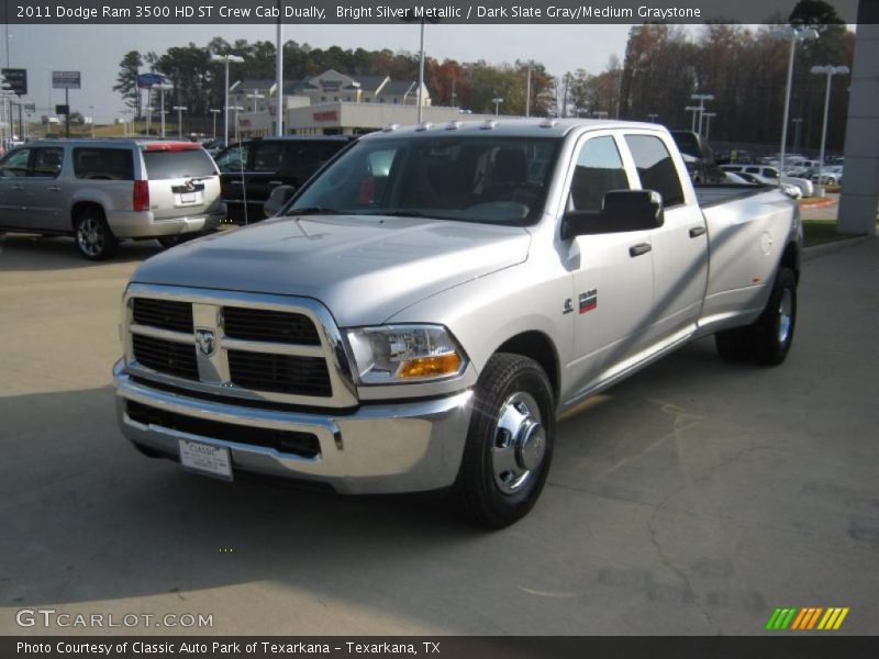 Front 3/4 View of 2011 Ram 3500 HD ST Crew Cab Dually