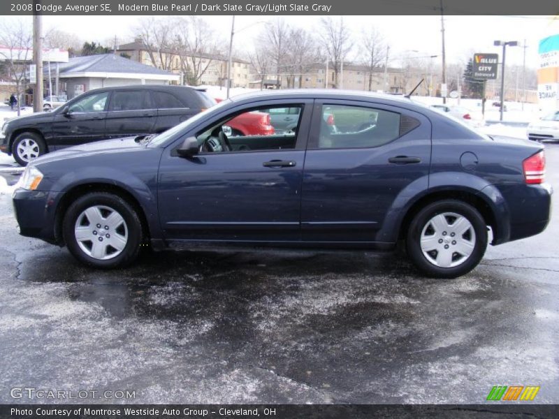 Modern Blue Pearl / Dark Slate Gray/Light Slate Gray 2008 Dodge Avenger SE