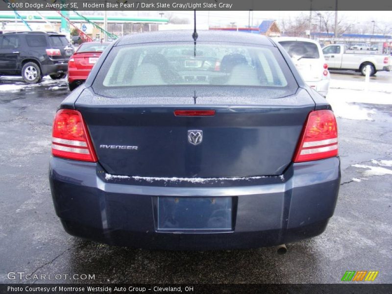 Modern Blue Pearl / Dark Slate Gray/Light Slate Gray 2008 Dodge Avenger SE