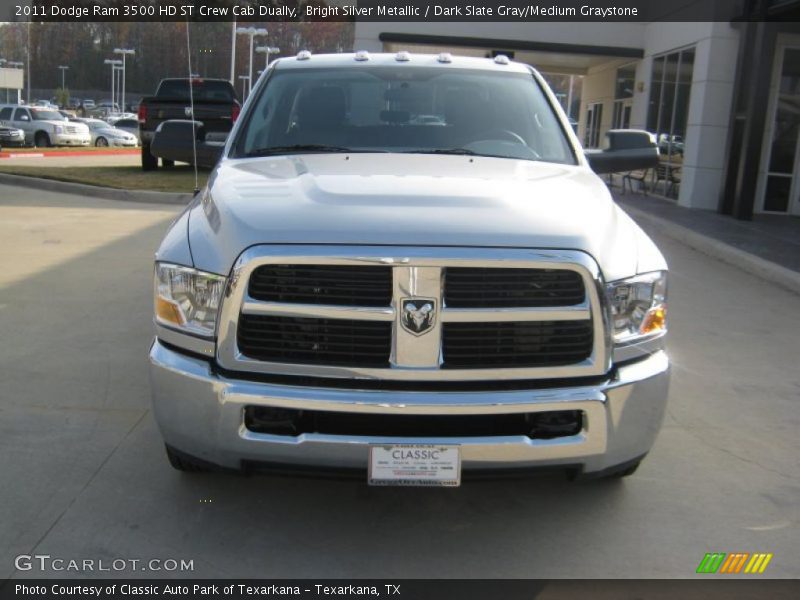 Bright Silver Metallic / Dark Slate Gray/Medium Graystone 2011 Dodge Ram 3500 HD ST Crew Cab Dually