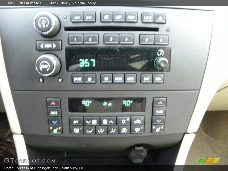 Controls of 2005 LaCrosse CXS