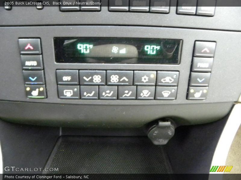 Controls of 2005 LaCrosse CXS