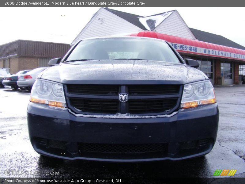 Modern Blue Pearl / Dark Slate Gray/Light Slate Gray 2008 Dodge Avenger SE