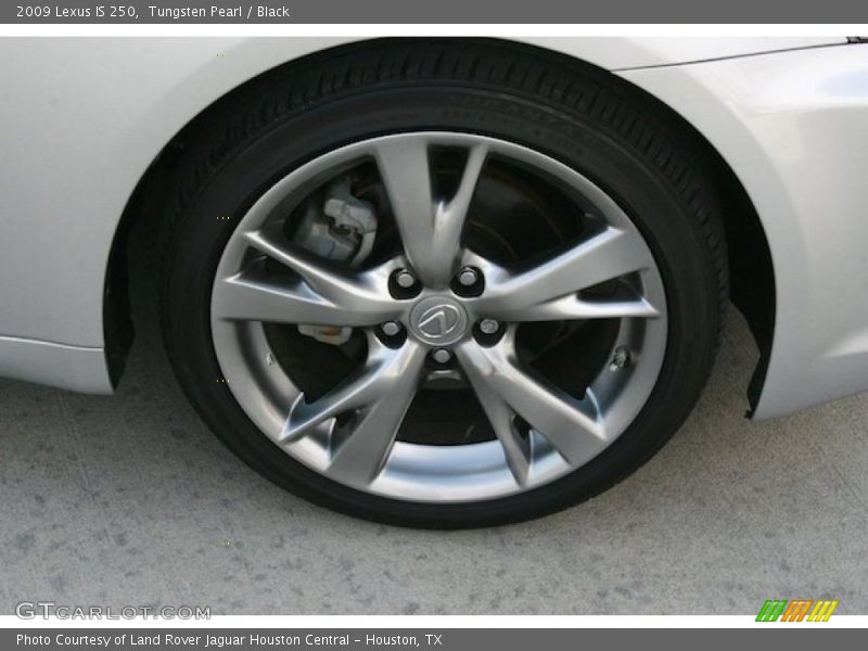Tungsten Pearl / Black 2009 Lexus IS 250
