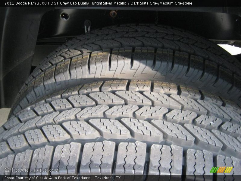 Bright Silver Metallic / Dark Slate Gray/Medium Graystone 2011 Dodge Ram 3500 HD ST Crew Cab Dually