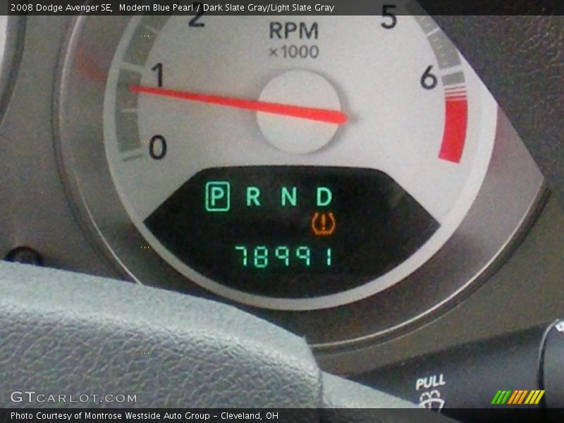 Modern Blue Pearl / Dark Slate Gray/Light Slate Gray 2008 Dodge Avenger SE
