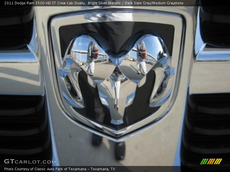 Bright Silver Metallic / Dark Slate Gray/Medium Graystone 2011 Dodge Ram 3500 HD ST Crew Cab Dually