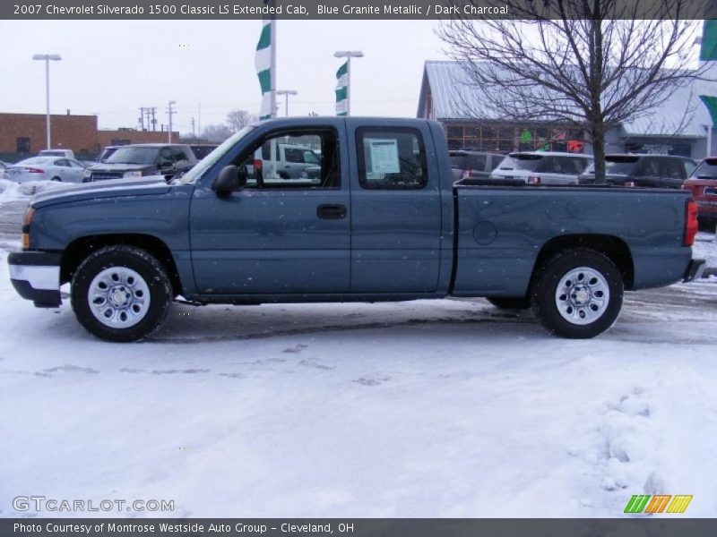 Blue Granite Metallic / Dark Charcoal 2007 Chevrolet Silverado 1500 Classic LS Extended Cab