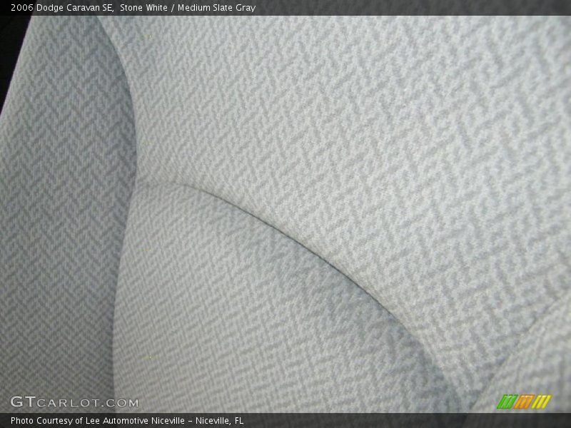 Stone White / Medium Slate Gray 2006 Dodge Caravan SE