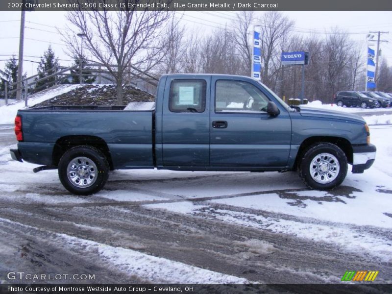Blue Granite Metallic / Dark Charcoal 2007 Chevrolet Silverado 1500 Classic LS Extended Cab
