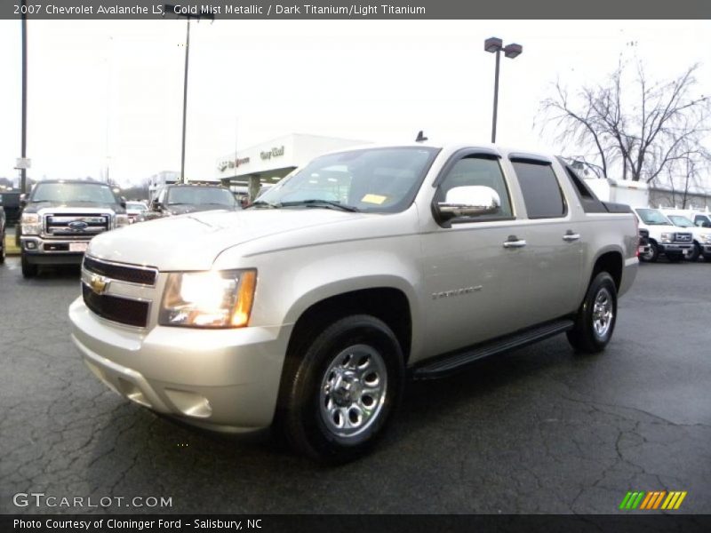 Gold Mist Metallic / Dark Titanium/Light Titanium 2007 Chevrolet Avalanche LS