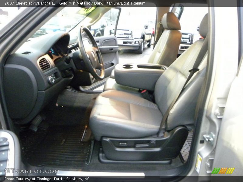 Gold Mist Metallic / Dark Titanium/Light Titanium 2007 Chevrolet Avalanche LS