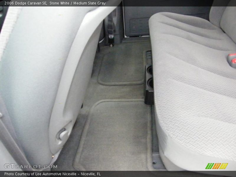 Stone White / Medium Slate Gray 2006 Dodge Caravan SE