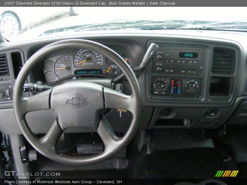 Blue Granite Metallic / Dark Charcoal 2007 Chevrolet Silverado 1500 Classic LS Extended Cab