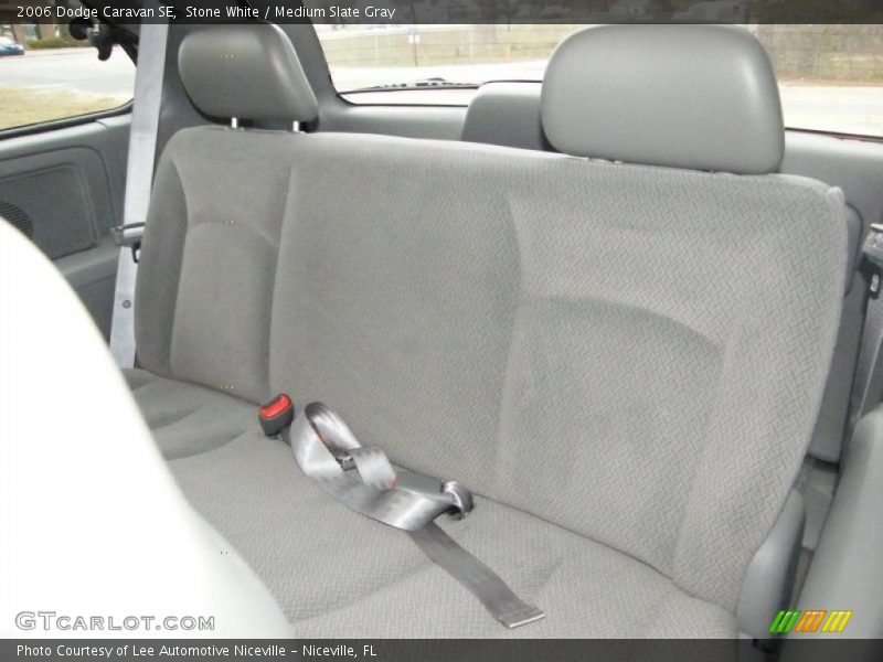 Stone White / Medium Slate Gray 2006 Dodge Caravan SE