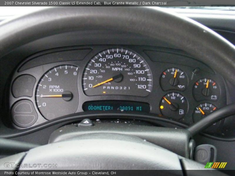 Blue Granite Metallic / Dark Charcoal 2007 Chevrolet Silverado 1500 Classic LS Extended Cab