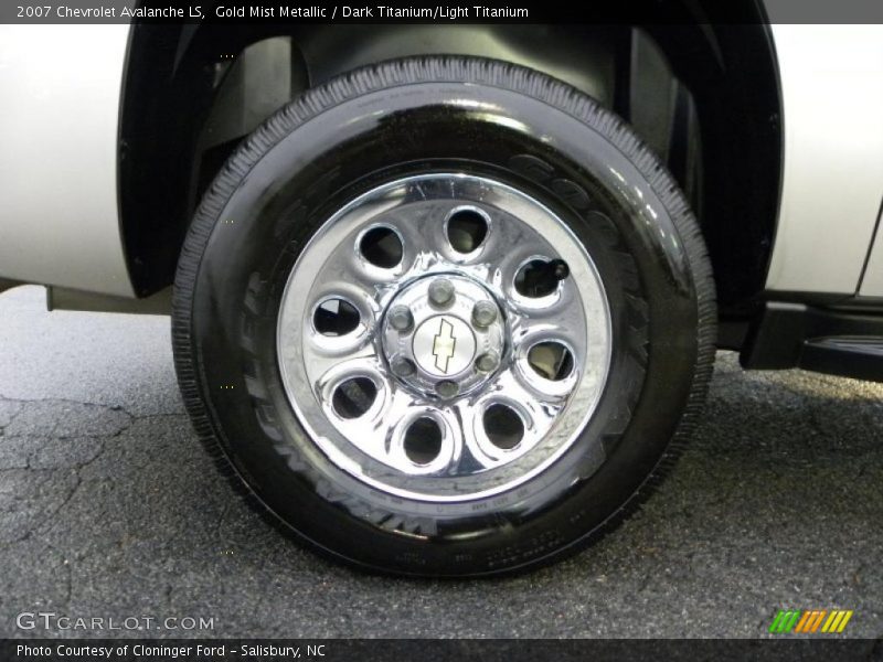 Gold Mist Metallic / Dark Titanium/Light Titanium 2007 Chevrolet Avalanche LS