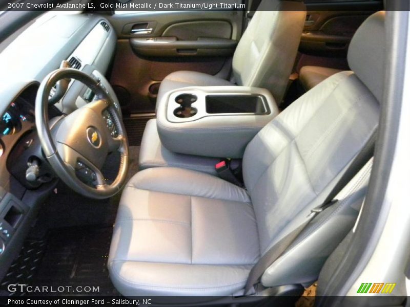 Gold Mist Metallic / Dark Titanium/Light Titanium 2007 Chevrolet Avalanche LS