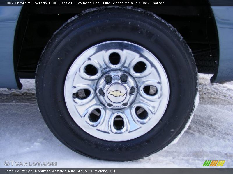 Blue Granite Metallic / Dark Charcoal 2007 Chevrolet Silverado 1500 Classic LS Extended Cab