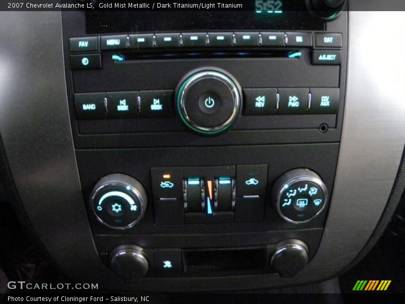 Gold Mist Metallic / Dark Titanium/Light Titanium 2007 Chevrolet Avalanche LS