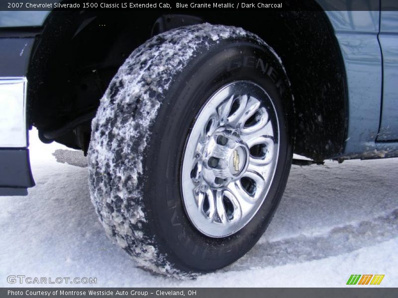 Blue Granite Metallic / Dark Charcoal 2007 Chevrolet Silverado 1500 Classic LS Extended Cab