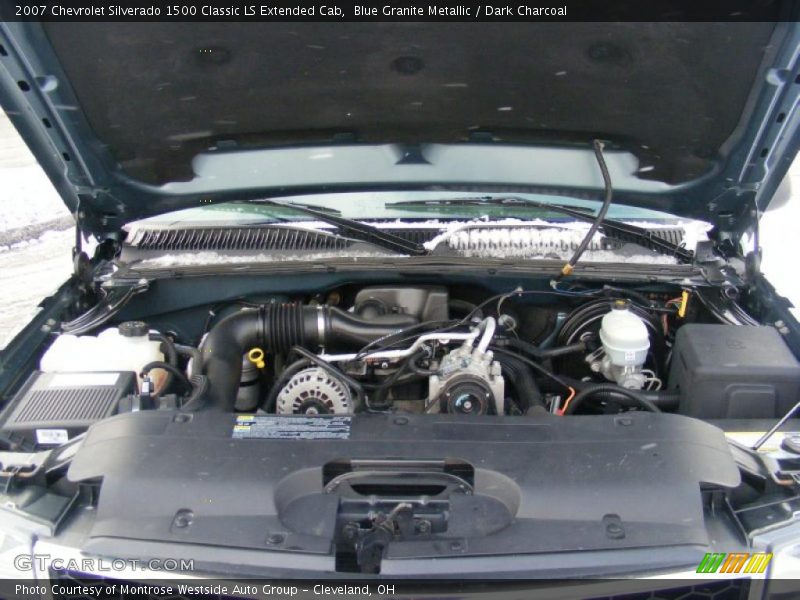 Blue Granite Metallic / Dark Charcoal 2007 Chevrolet Silverado 1500 Classic LS Extended Cab