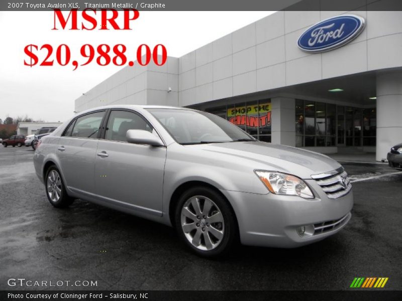 Titanium Metallic / Graphite 2007 Toyota Avalon XLS