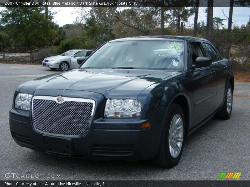 Steel Blue Metallic / Dark Slate Gray/Light Slate Gray 2007 Chrysler 300