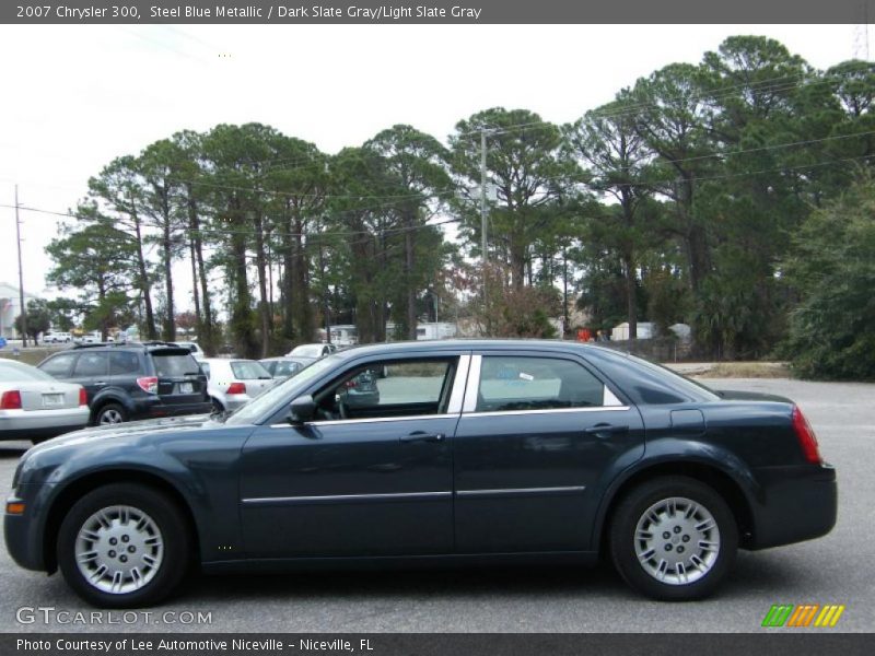 Steel Blue Metallic / Dark Slate Gray/Light Slate Gray 2007 Chrysler 300
