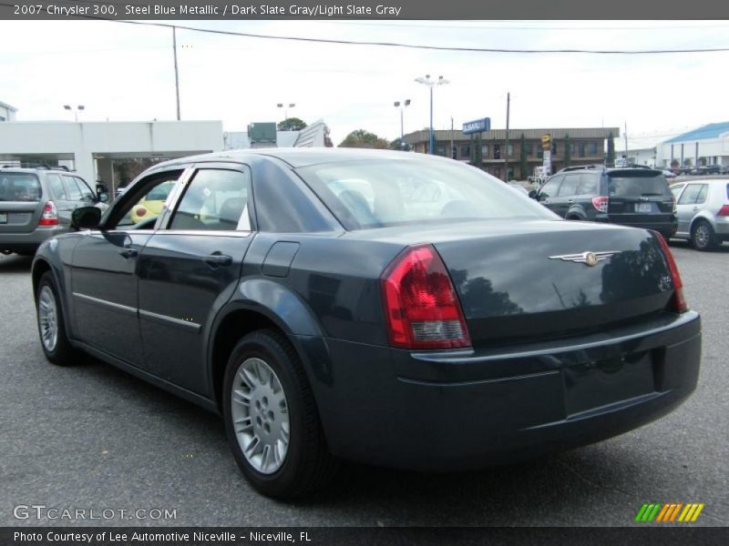 Steel Blue Metallic / Dark Slate Gray/Light Slate Gray 2007 Chrysler 300